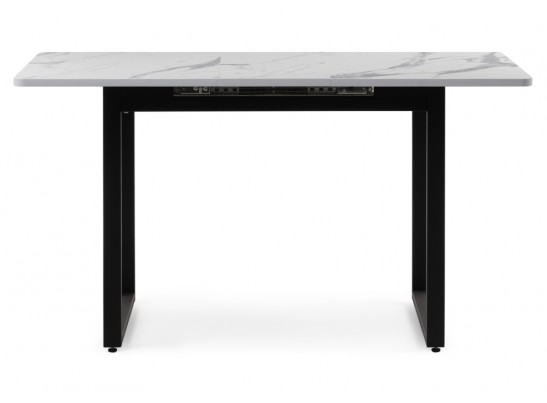 Деревянный стол Кэрин белый / черный в Набережных Челнах