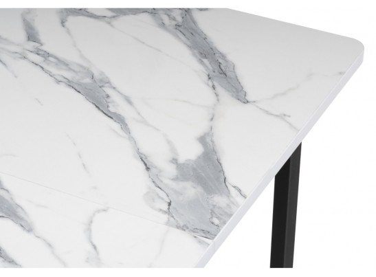 Деревянный стол Кэрин белый / черный в Набережных Челнах