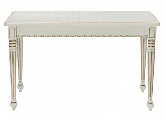 Деревянный стол Леджер слоновая кость / золото в Набережных Челнах