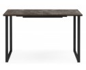 Деревянный стол Лиман 117 (157) x 77 бетон темный / черный матовый в Набережных Челнах