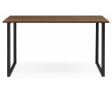 Деревянный стол Лиман 140 х 80 дуб крафт табачный / черный матовый в Набережных Челнах