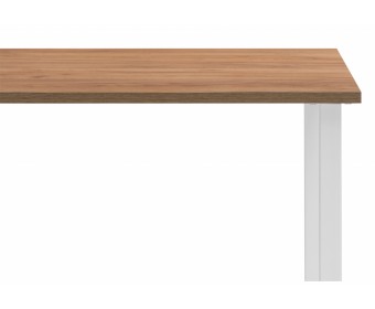 Деревянный стол Лиман 140 x 80 дуб крафт золотой / белый матовый