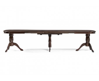 Деревянный стол Louvre 160(337)х106х76 tobacco