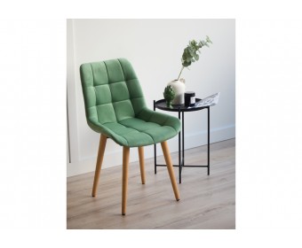 Деревянный стул Челси фисташковый (zd 651) / светлое дерево