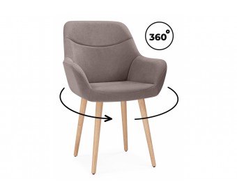 Деревянный стул Флюид 360 латте (zd 290) / светлое дерево