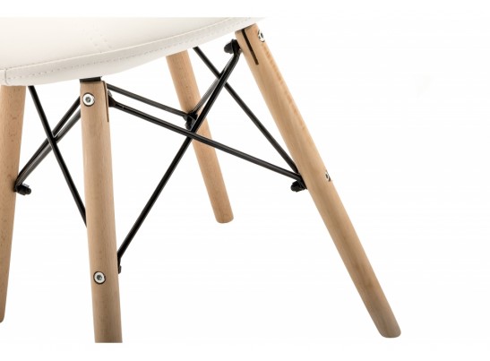 Деревянный стул Kvadro white в Набережных Челнах