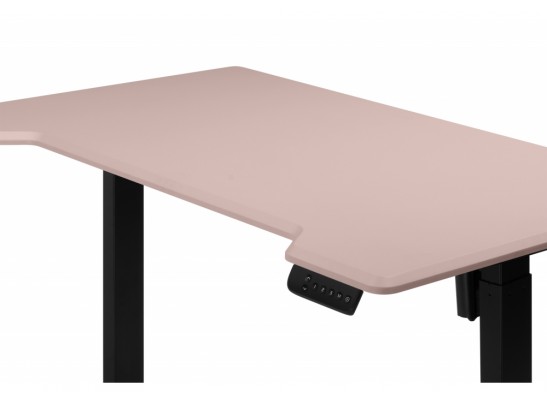 Компьютерный стол Маркос 120х75 розовый / черный