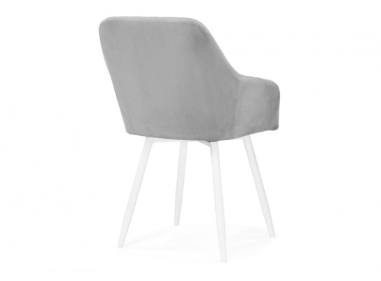 Кресло Слэм крутящееся светло-серое / белое в Набережных Челнах