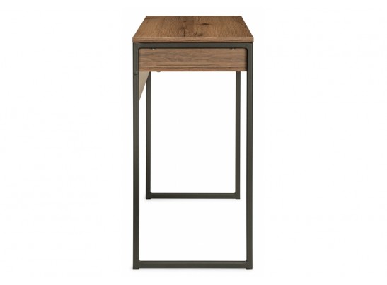 Письменный стол Лео Лофт черный матовый / дуб делано темный в Набережных Челнах