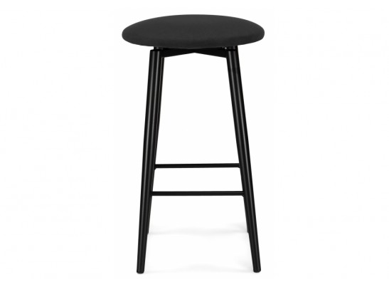 Полубарный стул Гангток крутящийся черный / черный матовый в Набережных Челнах