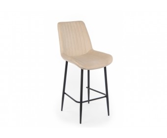 Полубарный стул Седа 360 бежевый (zd 210) / черный