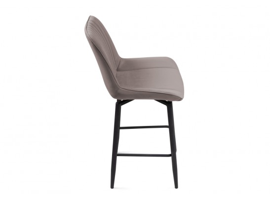 Полубарный стул Седа К крутящийся латте / черный в Набережных Челнах