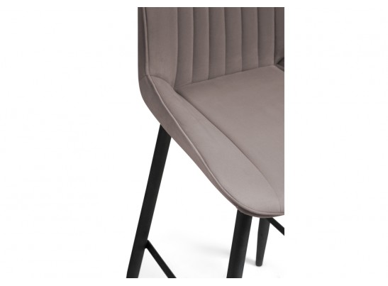 Полубарный стул Седа К крутящийся латте / черный в Набережных Челнах