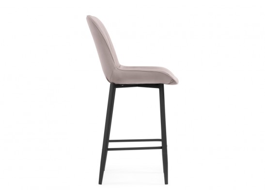 Полубарный стул Седа велюр латте / черный в Набережных Челнах