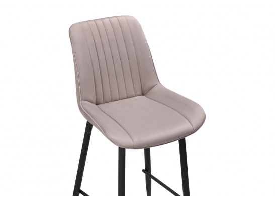 Полубарный стул Седа велюр латте / черный в Набережных Челнах