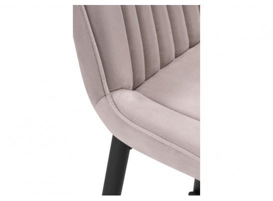 Полубарный стул Седа велюр латте / черный в Набережных Челнах