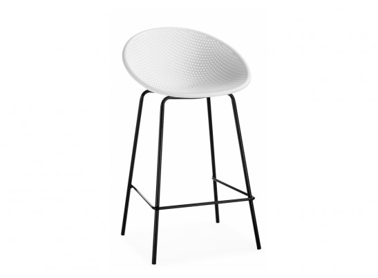 Полубарный стул Zeta white / black в Набережных Челнах