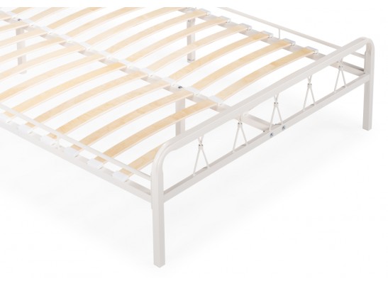 Полутораспальная кровать Иоханна 18 140х200 белая в Набережных Челнах