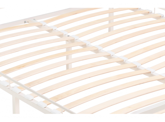 Полутораспальная кровать Рейк 120х200 белая в Набережных Челнах