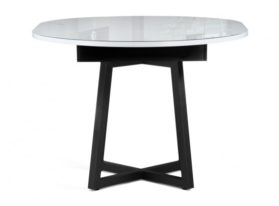 Стеклянный стол Регна белый / черный в Набережных Челнах