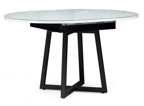 Стеклянный стол Регна белый / черный в Набережных Челнах