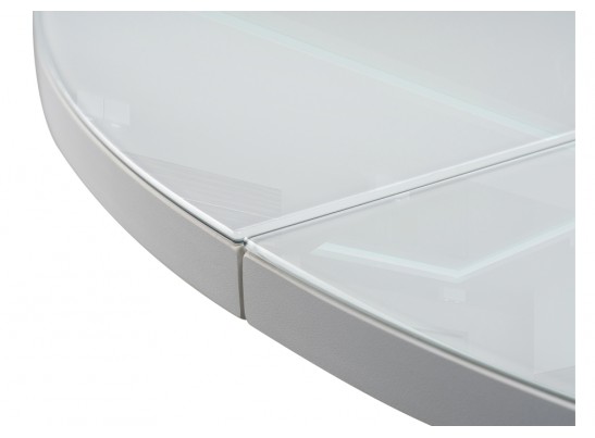 Стеклянный стол Регна белый / черный в Набережных Челнах