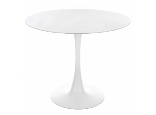 Стеклянный стол Tulip 90x74 super white glass в Набережных Челнах