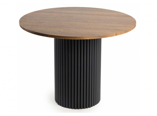 Стол Барел 100 орех кантри / черный в Набережных Челнах