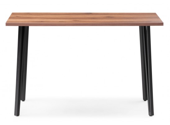 Стол Денвер Лофт 120х60х75 25 мм дуб делано темный / черный матовый в Набережных Челнах