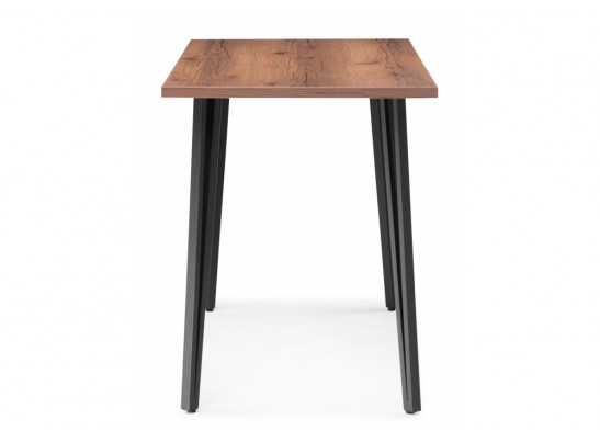 Стол Денвер Лофт 120х60х75 25 мм дуб делано темный / черный матовый в Набережных Челнах