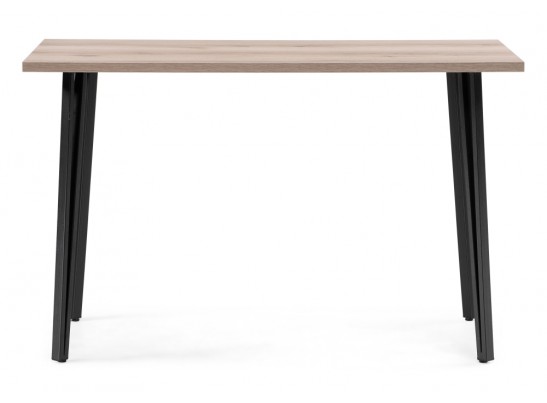 Стол Денвер Лофт 120х60х75 25 мм дуб светлый делано / черный матовый в Набережных Челнах