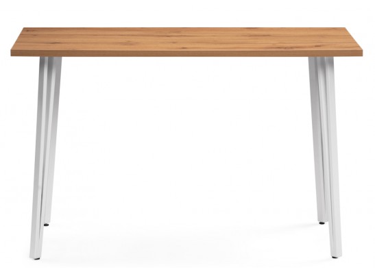 Стол Денвер Лофт 120х60х75 25 мм дуб вотан / белый матовый в Набережных Челнах