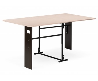 Стол-книжка Стим дуб молочный / венге