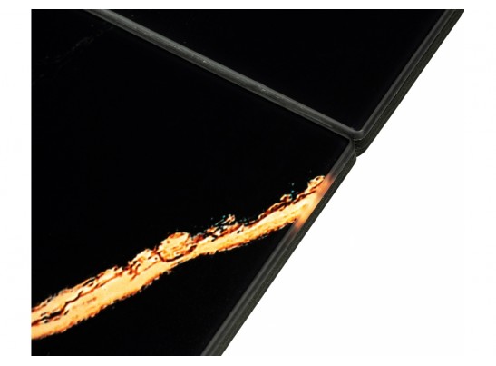 Стол на тумбе Бугун 120(160)х80х77 обсидиан / черный в Набережных Челнах Стол на тумбе Бугун 120(160)х80х77 обсидиан / черный в Набережных Челнах