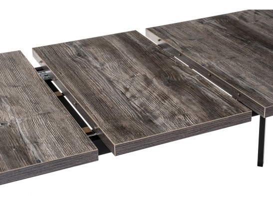 Стол Цефей 120(160)х75х77 дуб рошелье / графит в Набережных Челнах