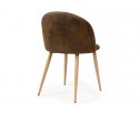 Стул на металлокаркасе Aldo dark brown / wood в Набережных Челнах