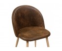 Стул на металлокаркасе Aldo dark brown / wood в Набережных Челнах