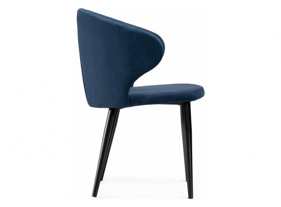 Стул на металлокаркасе Алсисар темно-синий / черный в Набережных Челнах