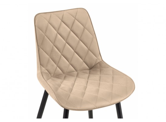 Стул на металлокаркасе Баодин бежевый / черный в Набережных Челнах