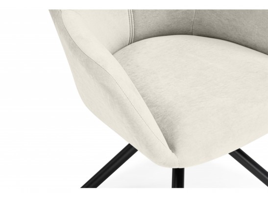 Стул на металлокаркасе Бартон 2 ткань мадера 2 / черный матовый в Набережных Челнах