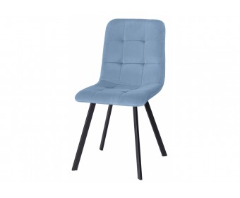Стул на металлокаркасе Bruk light blue