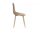Стул на металлокаркасе Capri dark beige / wood в Набережных Челнах
