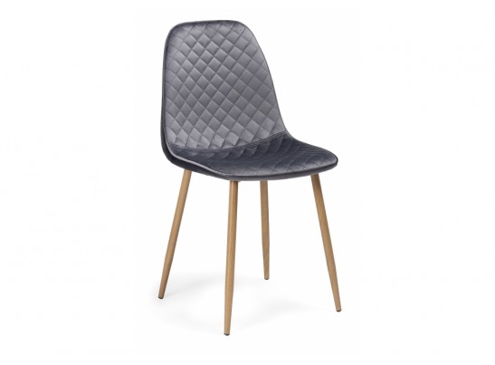 Стул на металлокаркасе Capri dark gray / wood в Набережных Челнах