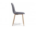 Стул на металлокаркасе Capri dark gray / wood в Набережных Челнах