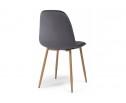 Стул на металлокаркасе Capri dark gray / wood в Набережных Челнах