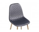 Стул на металлокаркасе Capri dark gray / wood в Набережных Челнах