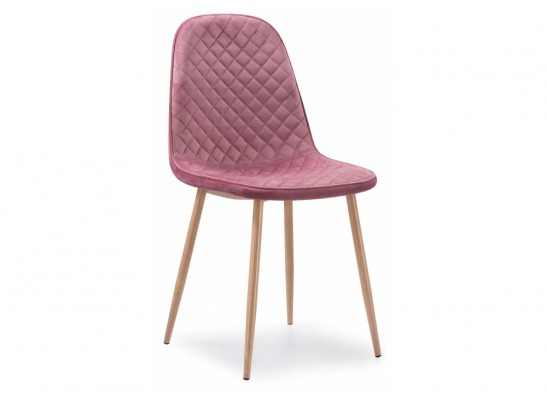 Стул на металлокаркасе Capri pink / wood в Набережных Челнах