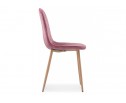 Стул на металлокаркасе Capri pink / wood в Набережных Челнах