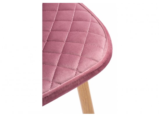 Стул на металлокаркасе Capri pink / wood в Набережных Челнах