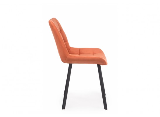 Стул на металлокаркасе Челси 360 П терракотовый (zd 432) / черный в Набережных Челнах